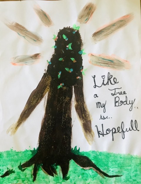 An image of artwork created for the Love Your Tree campaign